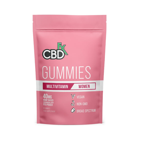 CBDfx Gummies - WOMENS Multivitamin (200mg - 8pc) - ukvapezen