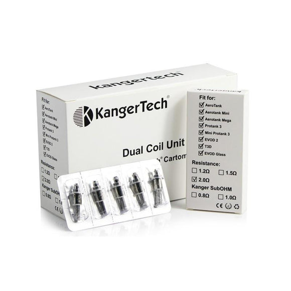 KangerTech Dual Coils (5-pack) - ukvapezen
