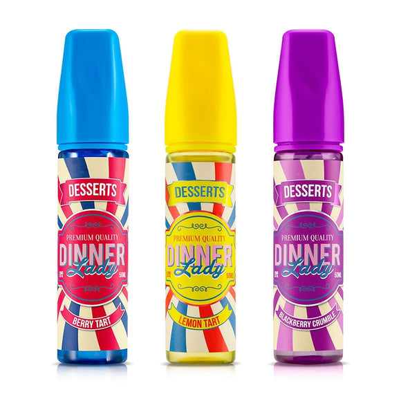 Dinner Lady Desserts Range 50ml Shortfill - ukvapezen