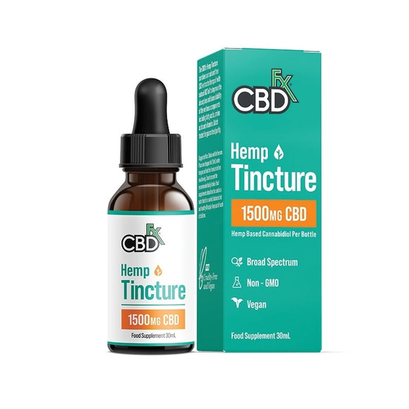 CBDfx Hemp and MCT Oil Tincture 30ml (1500mg) - ukvapezen