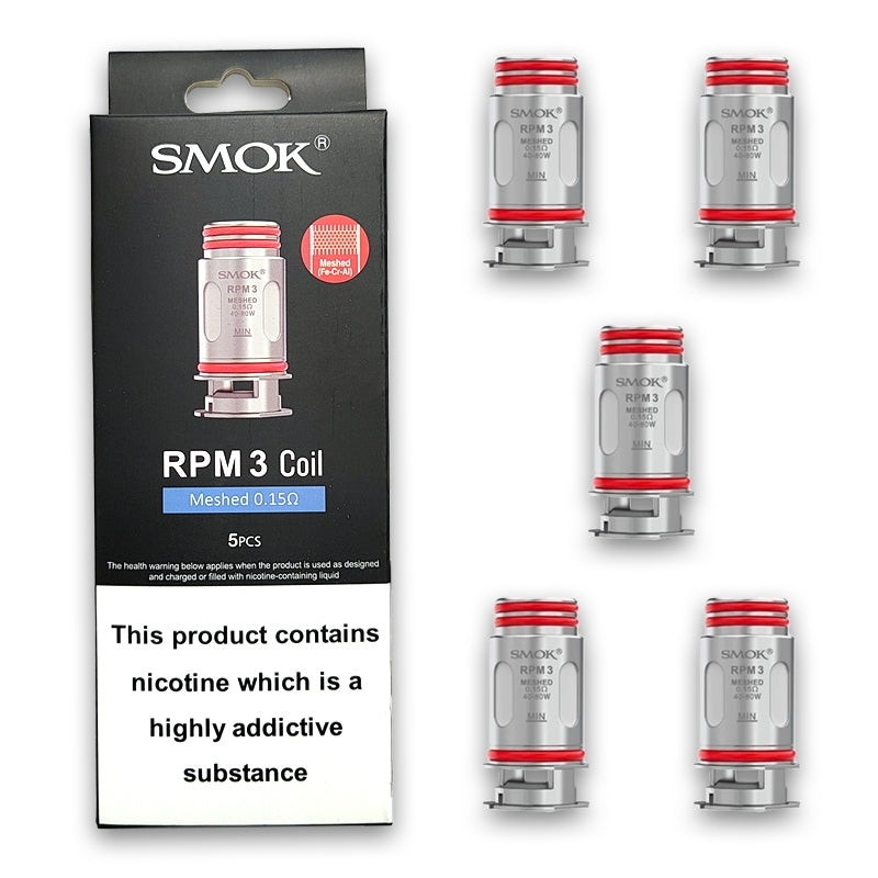 Smok RPM 3 Coils Meshed 0.15ohm (5 Pack)